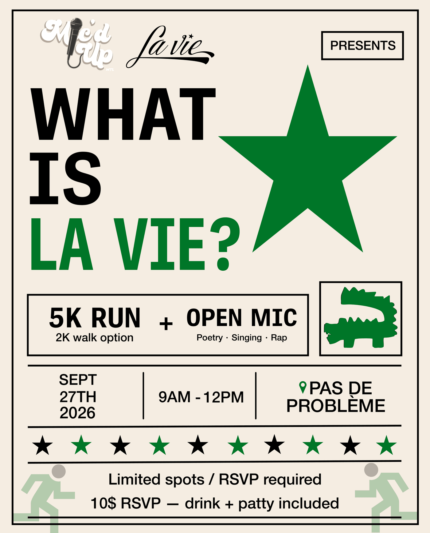 LA VIE RUN CLUB × MIC'D UP MTL